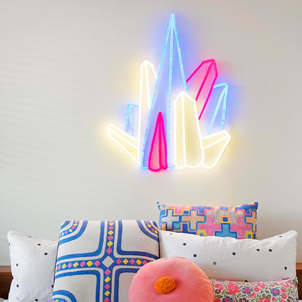 Crystal Prism Neon Sign – Electric Confetti